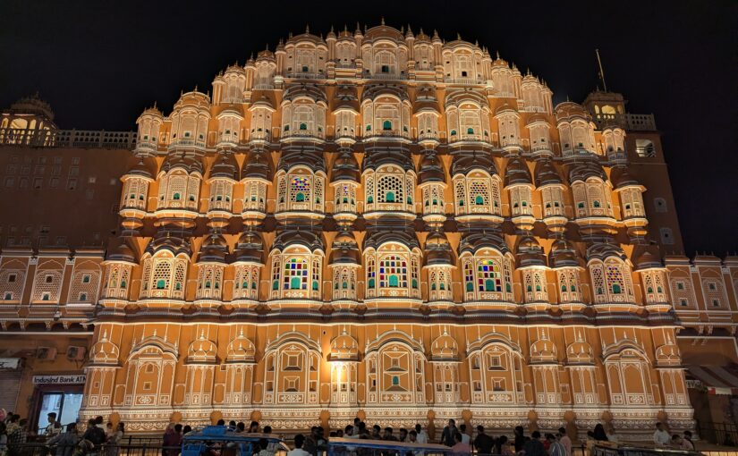 Jaipur und Amber am Abend